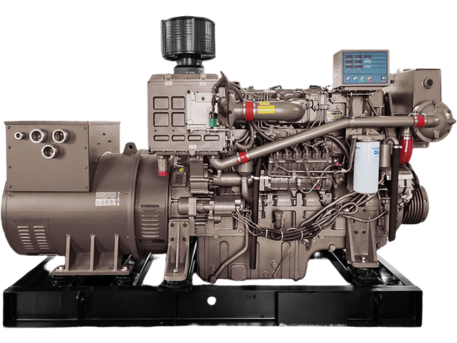 Generador diésel China Yuchai Yc6K para energía industrial fiable, serie de generadores marinos