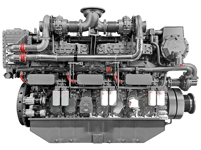 Motor marino Yuchai Yc6cl eficiente de 960/1035/1135/1200 HP, 1000 rpm