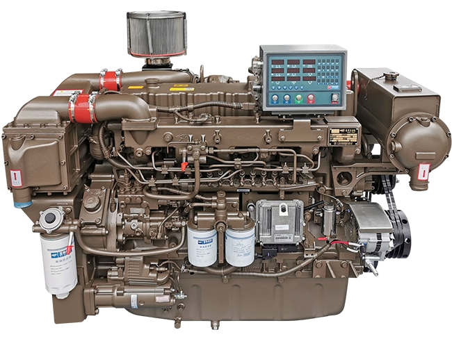 Motor marino Yuchai China Yc6mk para motores diésel de embarcaciones eficientes de 260/280/300/320/330/350/410 CV, 1500 rpm/1800 rpm/2100 rpm