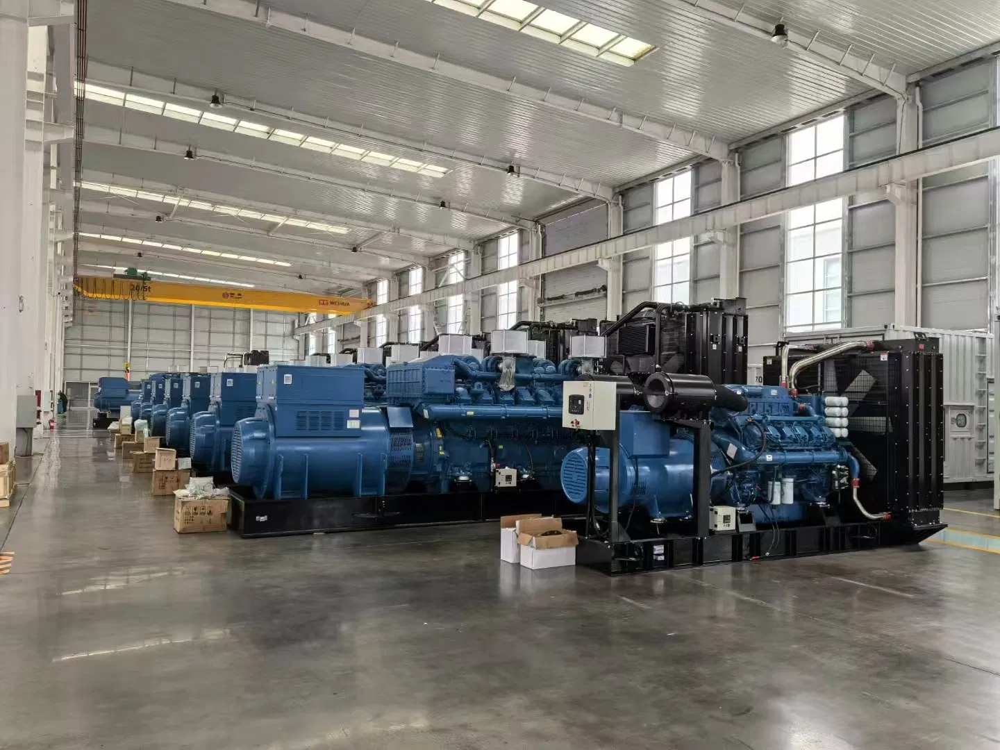 Grupo electrógeno diésel chino para energía confiable, 1500 kW/50 Hz, grupo electrógeno Yuchai