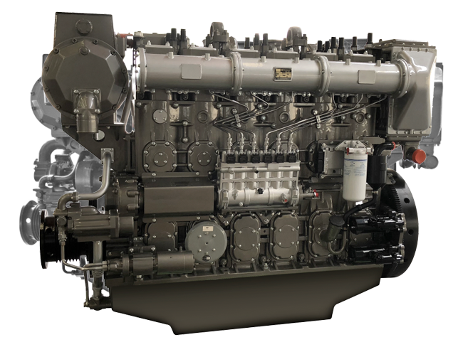 Motor marino Yuchai Yc6cl eficiente de 960/1035/1135/1200 HP, 1000 rpm