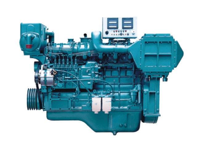 Motor marino Yuchai YC6T480L de alto rendimiento de China, 480 HP, 352 kW, 1800 rpm