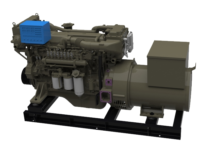 Grupo electrógeno diésel Yuchai de alto rendimiento de China para un suministro eléctrico fiable, serie YC6MK