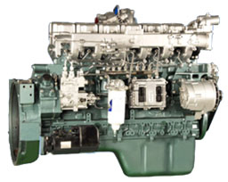 Motor para camión China Yuchai serie YC6J para vehículo de transporte de servicio mediano (GVW 6-12T)