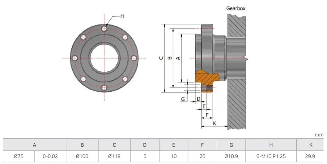 Dmt50A D-I Gearbox Marine Transmission for Boat, Ratio1.61*, 2.06, 2.45 2.82, 3.12, 3.46
