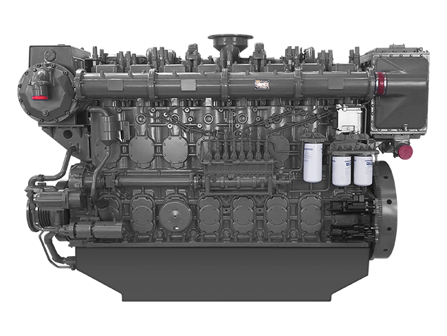 Motor marino Yuchai Yc6cl eficiente de 960/1035/1135/1200 HP, 1000 rpm