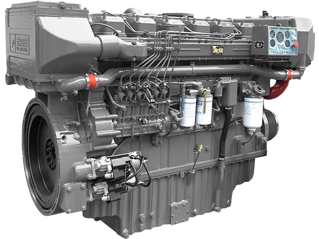 YC6TF900L-C23, 900 HP/1350 rpm/661 kW, motor marino Yuchai de China
