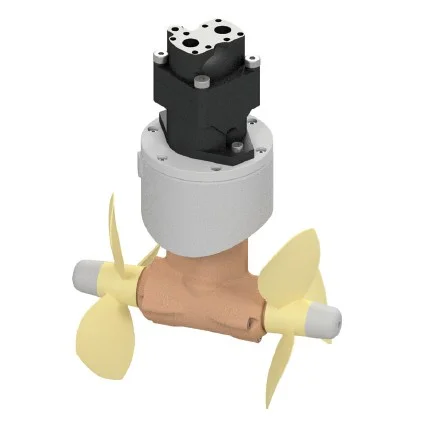 Propulsor lateral de doble hélice